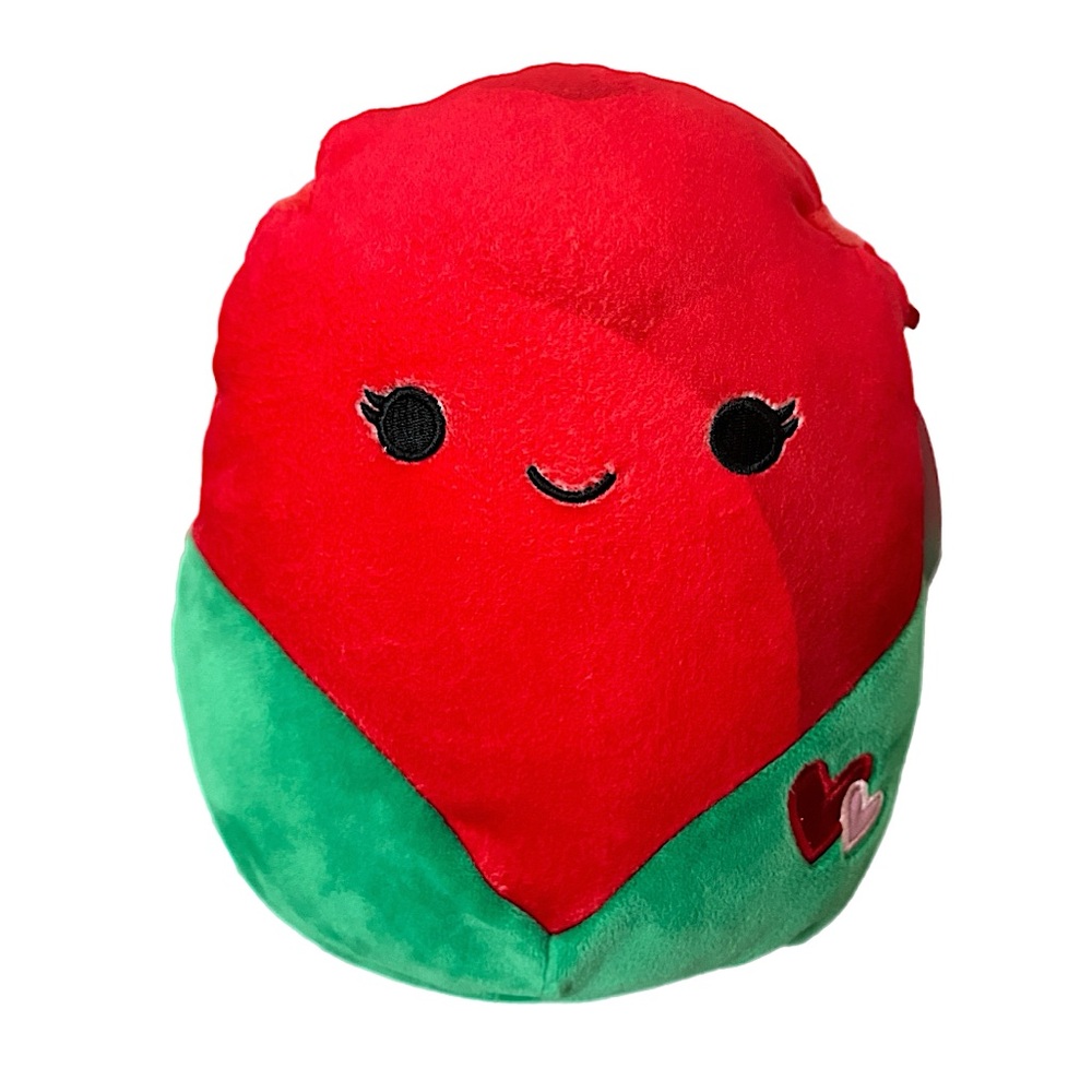 NWT! Squishmallows Walsh The Red Valentine’s Day Rose 8” inch Soft Stuffed Plush